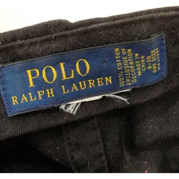 Polo Ralph Lauren Black Strap-back - Picture 8 of 10